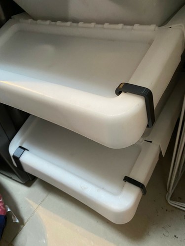 Compatible Lid Clips For IKEA SORTERA Storage Boxes Tidy Secure Seal Latch - Picture 1 of 9