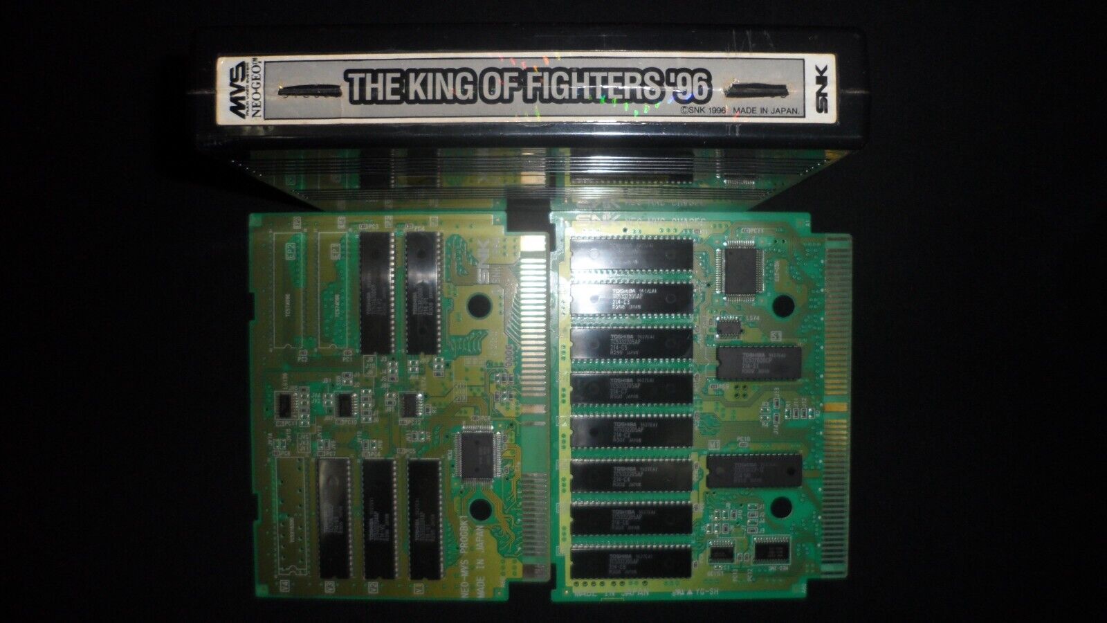 The King of Fighters '96 , SNK Neo-Geo MVS cart. by SNK Corp. (1996)