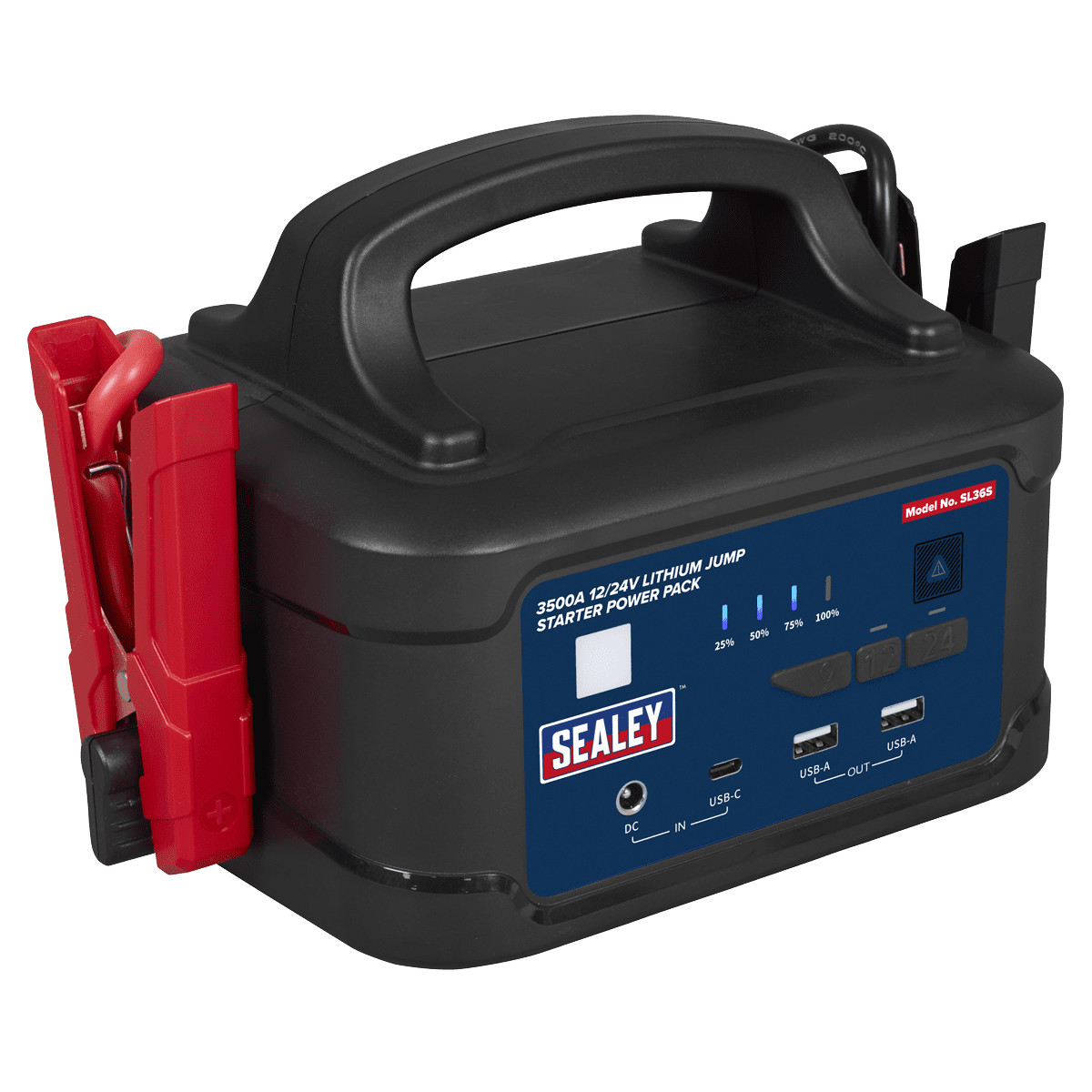 Sealey SL36S 3500A 12/24V Lithium Jump Starter Power Pack
