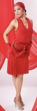 DUYQ 2 Piece Latin Ballroom Performance/ Practice/ Social Dance Small To Medium