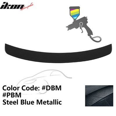 Fits 11-23 Chrysler 300 300C 300S ABS #DBM Steel Blue Metallic Trunk Spoiler