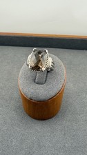 Sterling Silver 925 Smoky Quartz Faceted Statement Ring Size 7.5