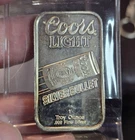 Coors Light SILVERBULLET Sunshine Mining Co TONED 1oz 999 FINE Silver bar
