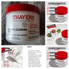 60ct Thayers Blemish Clearing Pads with Witch Hazel, 🍋 Lemongrass & Aloe Vera 6
