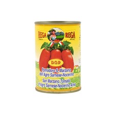 Rega San Marzano DOP Authentic Italian Whole Peeled Plum Tomatoes - 400g Tin