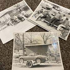 Vintage Black White Photo Lot 25 Men Portraits Snapshots 1940s 1950s