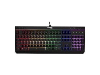 HyperX Alloy Core RGB - Membrane Gaming Keyboard, Comfortable Quiet Silent Keys