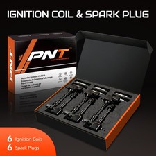 6 Pack Ignition Coil Spark Plug For Nissan Maxima Infiniti Murano 3.5 Uf349