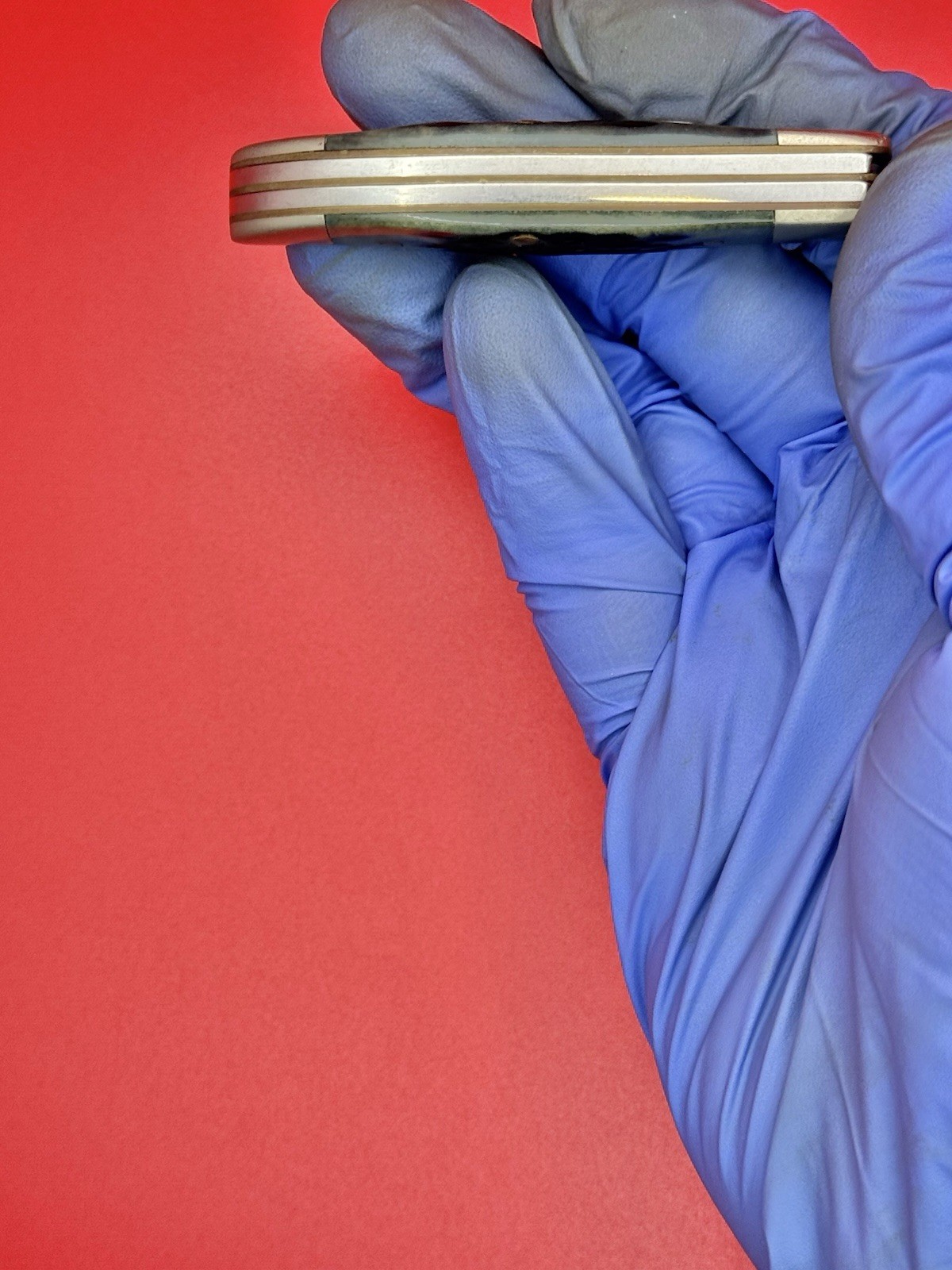 Rare New Case XX TH62165 SS LTD OF 2500 Pocket Hunter Knife Dark Gray Black Bone