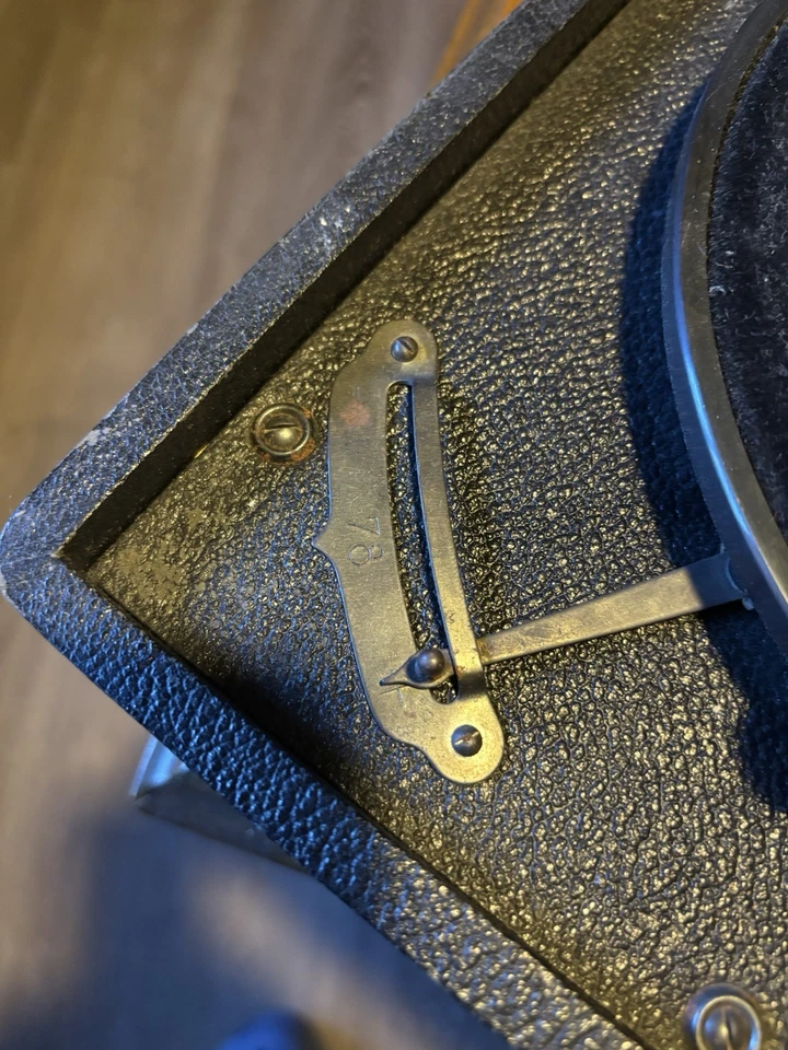 Antiguo tocadiscos Thorne Gammaphone - modo portátil Foto 4 de 4