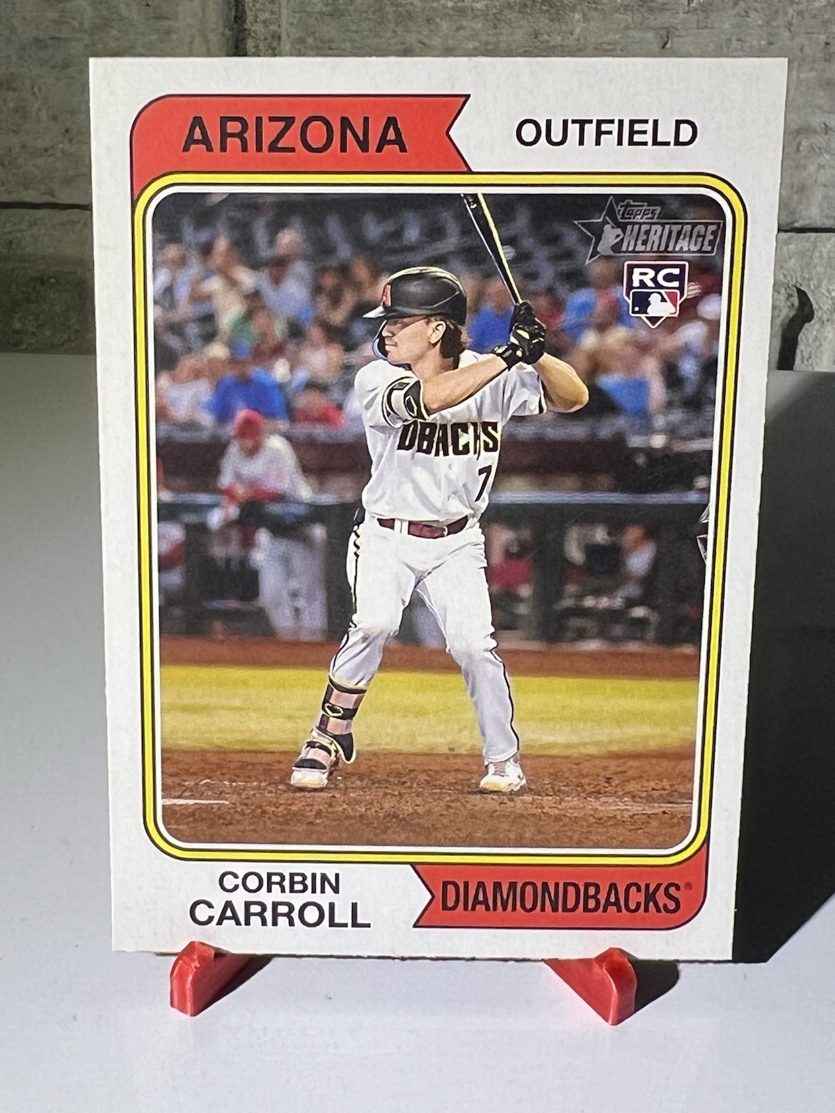 2023 Topps Heritage Corbin Carroll #209 Rookie Arizona Diamondbacks Baseball