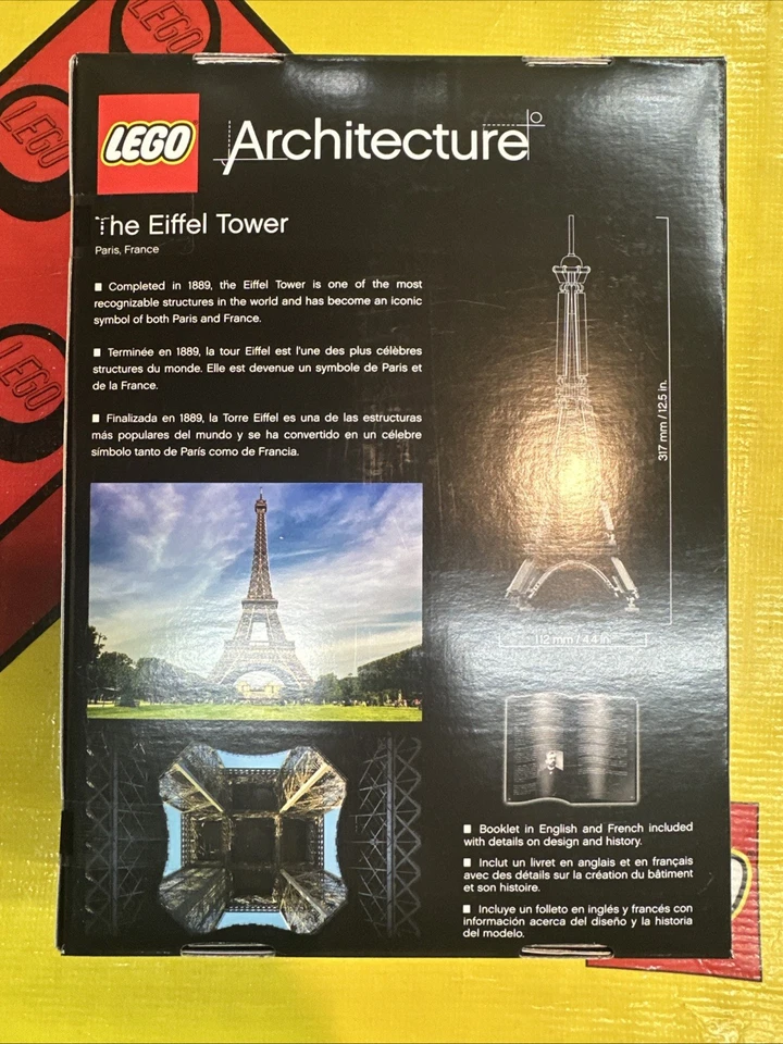 LEGO 21019 Eiffel Tower Architecture - BRAND NEW! SEALED! Free Shipping - Image 2 of 4