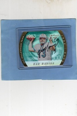 2000 Quantum Leaf  All Millenium Team Auto 007/100 DAN MARINO Dolphins