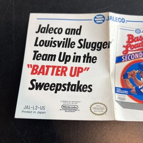 JALECO Bases Loaded 2 Nintendo NES Game Sweepstakes 1989 Entry Insert JAL-L2-US