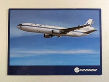Airplane Aviation Finnair DC 10 Vintage Postcard