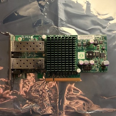 Supermicro AOC-STGN-I2S rev 1.01 Dual 10GB SFP+ 10GB Network Card Low Profile