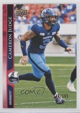 2021 Upper Deck CFL Red 149/165 Cameron Judge #3 1r4c