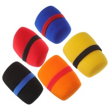 5 Pcs Microphone Protective Cover Reusable U-shaped Sponge Sleeve