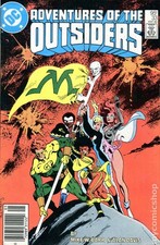 Batman and the Outsiders Canadian Price Variant #33 FN/VF 7.0 1986 Stock Image