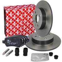 Febi Bremsscheiben 264Mm + BremsbeläGe Hinten FüR Opel Astra H Twintop Combo