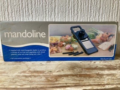 Kitchen Craft Mandolinenschneider komplett mit 3 abnehmbaren Klingen kaum benutzt
