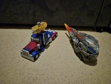 Transformers The Last Knight Mission To Cybertron Optimus Prime 2 pack - Rare