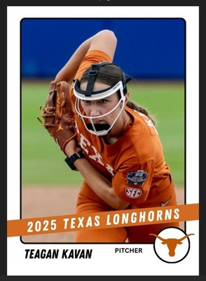 2025 Teagan Kavan College Future Stars Rookie Card #17 Texas Longhorns