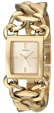 Guess G-Link Gold Tone Quartz 28mm Adjustable Band Women's Watch U0526L1