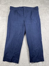 Chaps Blue Navy Pleated Suit Pant Trousers Men’s Sz. 16