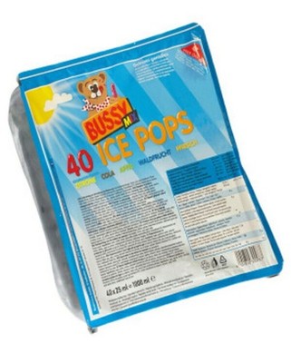 %SONDERANGEBOT% Wassereis BUSSY MIX Ice Pops (10 Packung a 40 St.) 400 x 25 ml