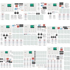 APP Tuya Smart Life fai da te WiFi + sistema di allarme di sicurezza domestica wireless 4G + Alexa + Google