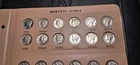 Mercury Dime 1916-1945 Complete Set with Key Good 1916-D Dansco Album 77 Coins