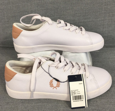 Fred Perry Lottie Women's Sneakers White Leather, Trainers size US 5 EU 37