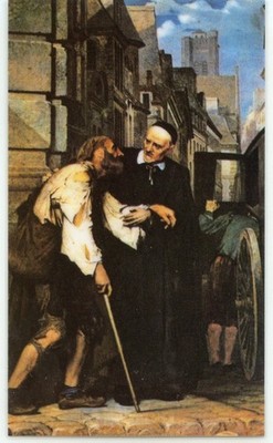 St. Vincent de Paul - Laminated Holy Cards 25 CARDS