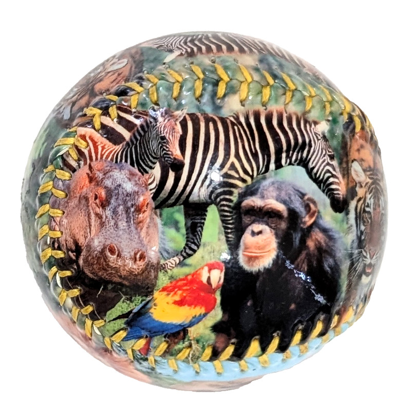 Wildlife Baseball Animal Pictures Ball Zoo Animals 3"