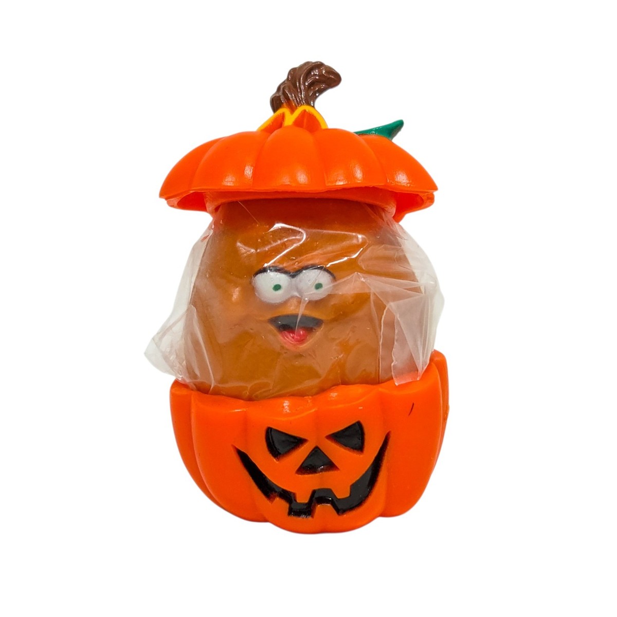 1992 McDonalds McNugget Buddies Pumpkin Halloween Happy Meal Toy