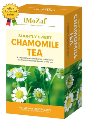 Chamomile Tea Bags 100 Count Individually Wrapped
