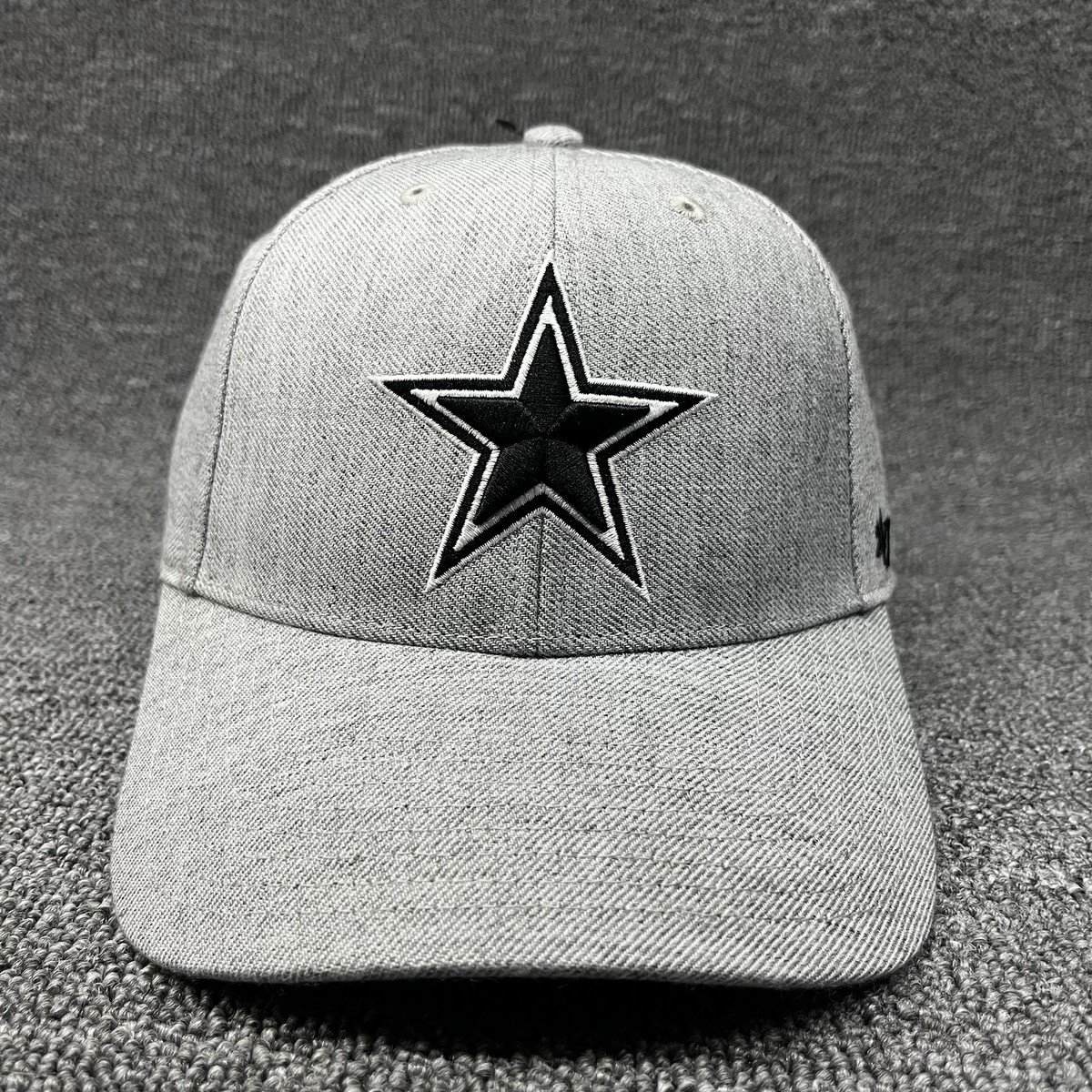New '47 Brand Dallas Cowboys Gray Adjustable Baseball Cap Hat Star Logo