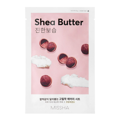 Missha Feuchtigkeitsspendende Shea Butter Sheet Mask, 1 Stück