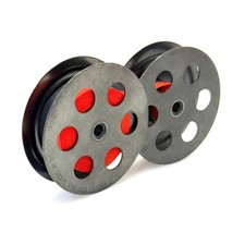 RARE Black/Red Ribbon on METAL SPOOLS for Corona Four Portable Typewriter Vtg 4 thumbnail