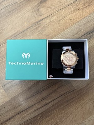 TechnoMarine Manta Ray TM-219007 Rose Gold Steel 42mm Chronograph Men's Watch
