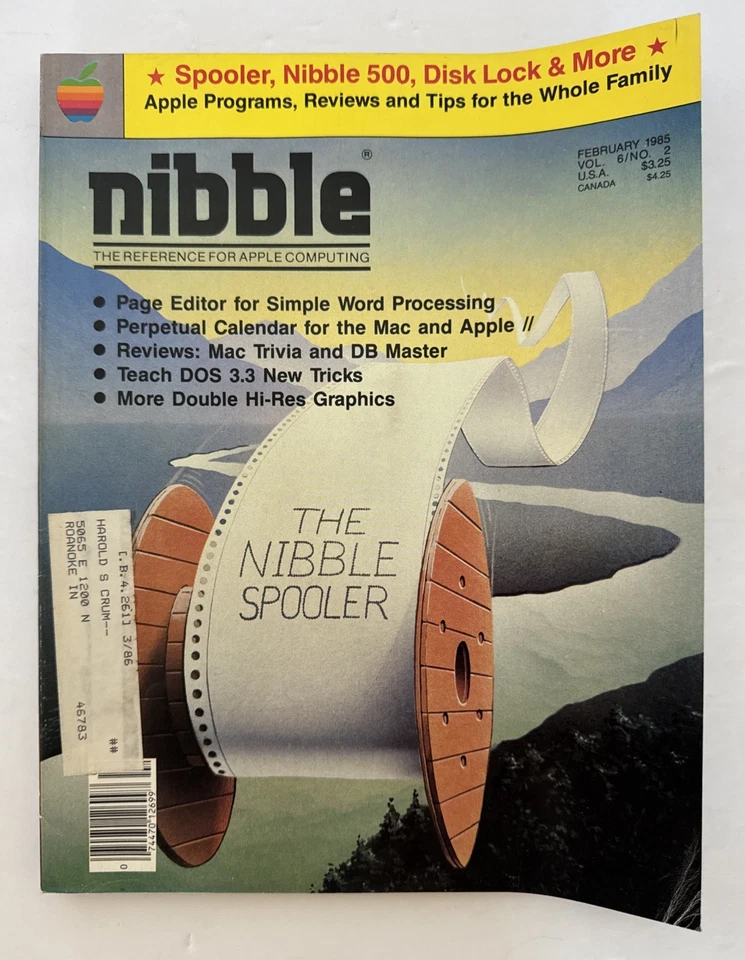 Nibble Magazine Apple II Reference 1995 Vol 6 Complete Set Of 12 Vintage Apple - Image 3 of 4