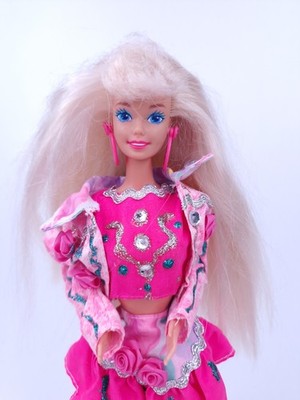 Paint N Dazzle Barbie Doll With Original Clothing Blonde Mattel Vintage 1993