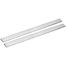 316L Stainless Steel Flat Bar, 1/8" Thickness 25/32" Width 12" Length Brushed Fi