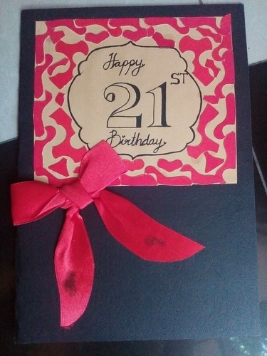 HAND MADE CARDS Birthday Anniversary Father's & Mother's day Sister Brother Love - Picture 8 of 9