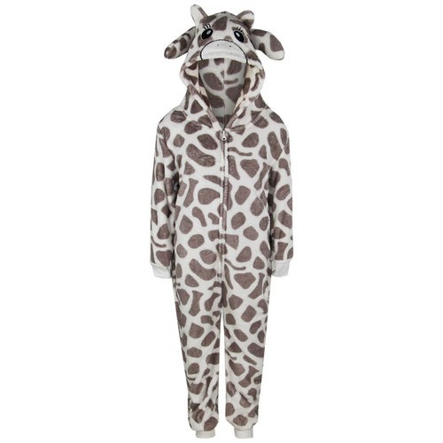 A2Z Onesie One Piece Kids Girls Boys Soft Fluffy Giraffe Halloween Costume 2-14Y - Picture 1 of 5