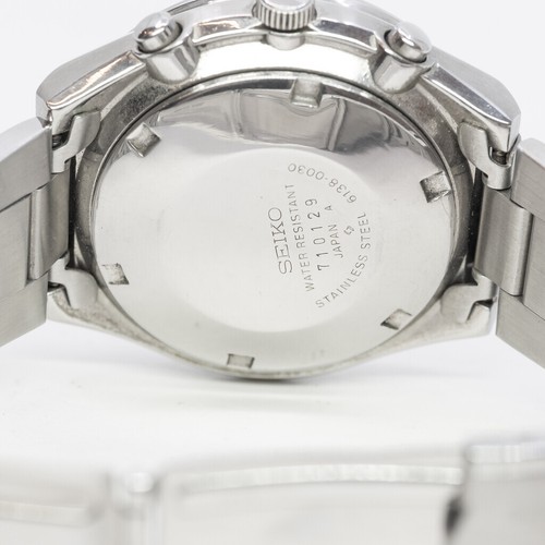 Reloj Seiko 6138-0030 Kakume Cronógrafo Tío Seiko Banda Fecha Día Japonés #6... - Imagen 6 de 9