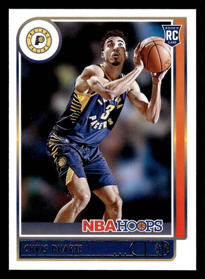 2021 Panini NBA Hoops Chris Duarte # 236 RC Base Indiana Pacers