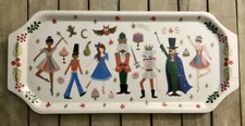 NWT Anthropologie Rifle Paper Co. Nutcracker Serving Tray Holiday/Platter