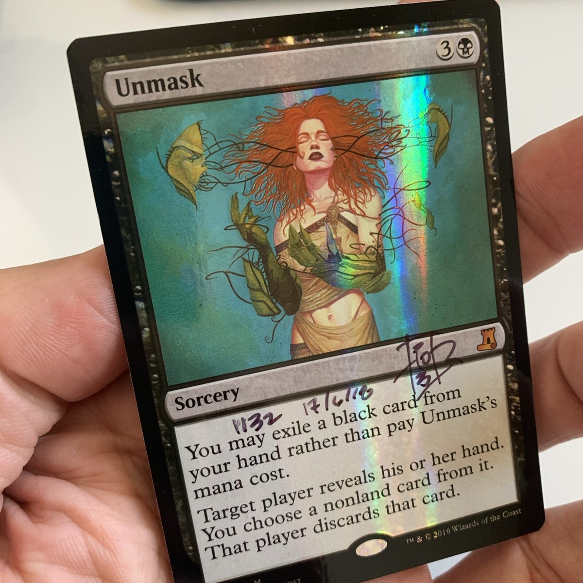Unmask From the Vault: Lore Foil Artist Signed | eBay